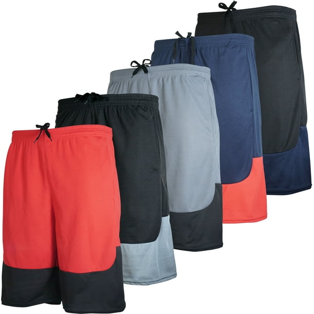 Real Essentials - Real Essentials Boys Mesh Performance 5-Pack Shorts ...