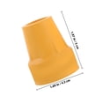 thumbnail image 2 of FESTFENDS 4Pcs Walker and Cane Tips Anti Skid Rubber Protectors for Climbing Mobility, 2 of 8