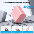 thumbnail image 5 of for iPhone 17 16 15 Charger,2 Pack USB C Charger Block Type C Chargers 6FT Cord Wall Chargers Compatible with iPhone Air/17/17 Pro/17 Pro Max/16/16 Plus/16 Pro/16 Pro Max/15 Pro Max/Min,Pink, 5 of 6