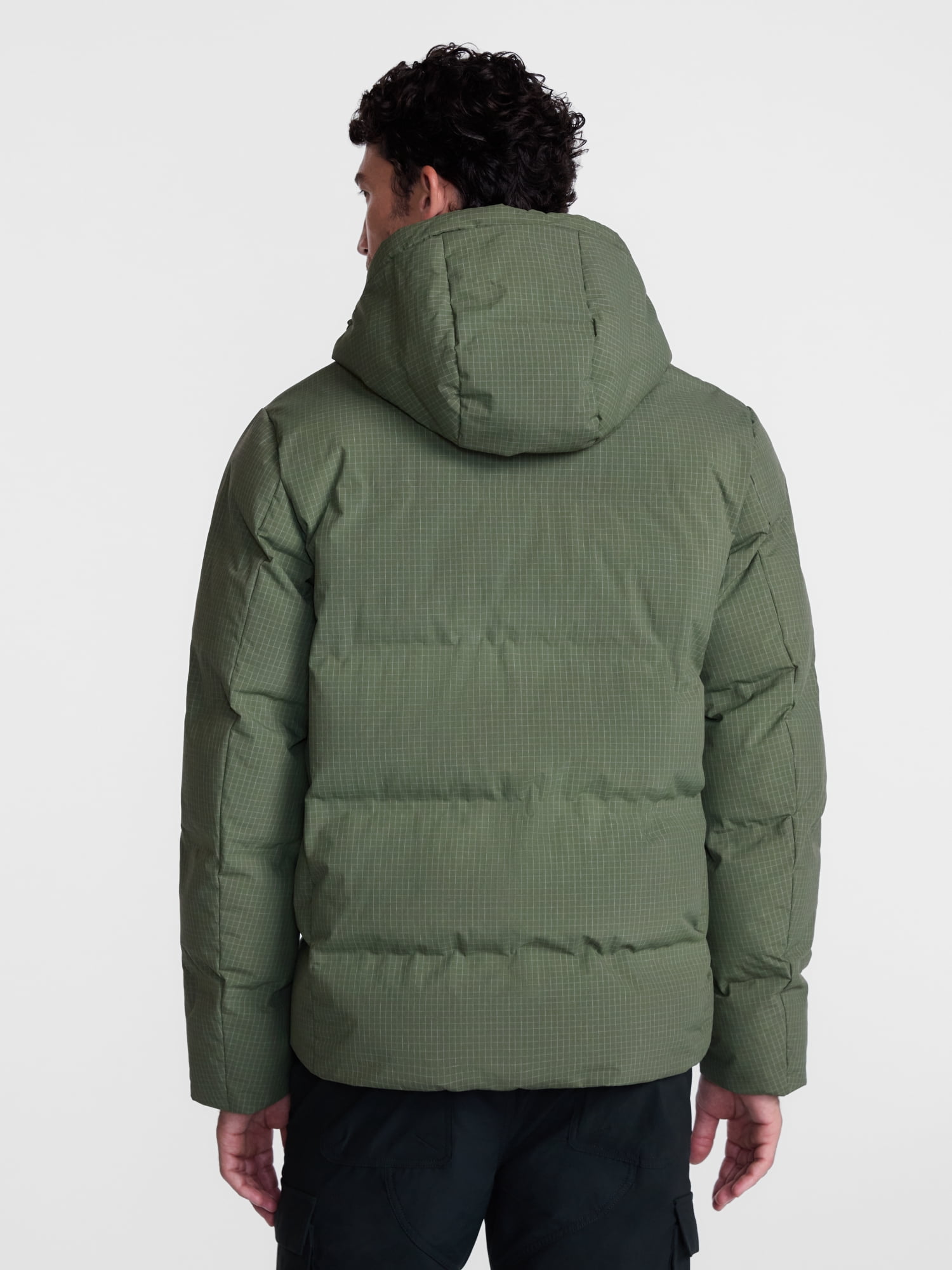 Ozark Trail Men's and Big Men's Ripstop Puffer Jacket, Sizes S-3XL