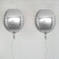 thumbnail image 6 of Efavormart 2 Pack 14" Silver Aluminum Foil Round Sphere Balloon Wholesale 4D  Mylar Balloons, 6 of 11