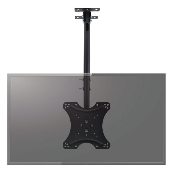 Height TV Ceiling Mount Bracket Adjustable Height Fits Most Flat Panel Televisions Home Bars Restaurants Fitness Centers School Use