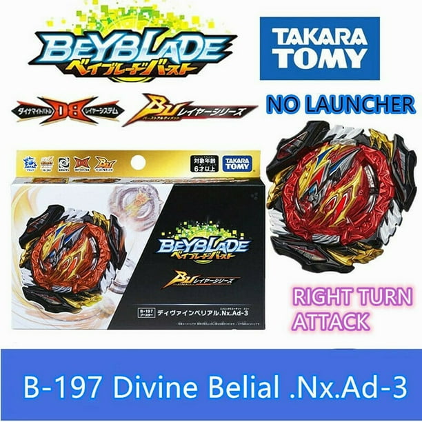 New Takara Tomy Divine Belial B-197 - Burst DB Beyblade Battling