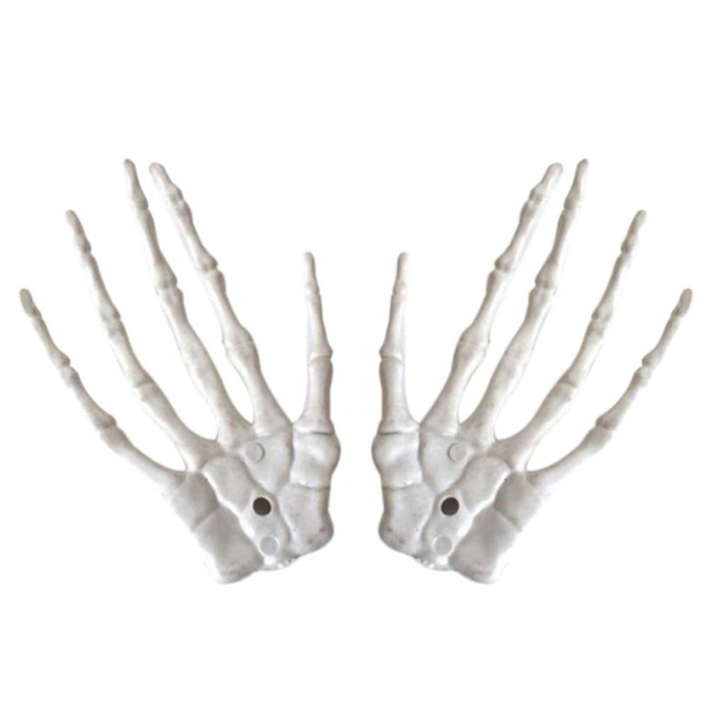 Halloween Plastic Skeleton Hands Haunted House Skeleton Bone Model Party Props 