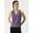 Lavender, variant on Women’s Printed Poly Crepe V Neckline Top Light Weighted Sleeveless Waist Length Party Wear Casual Summer Blouse