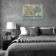 thumbnail image 5 of Farmhouse Floral Wall Art, Rustic Canvas Painting for Bathroom Decor, 16'x12' Framed Artwork, 5 of 6