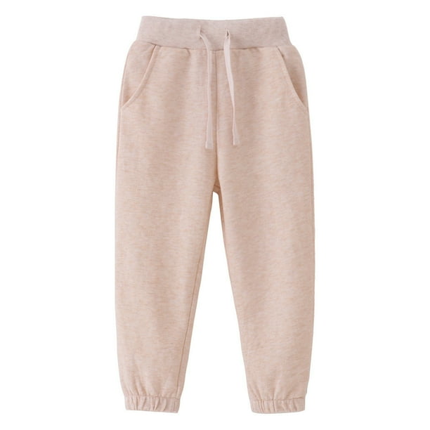 Odeerbi 2-8 Años Niños Algodón Pantalones Sweatpants Workout Deportes Atlético Jogger Pantalones Primavera Joggers Bordado
