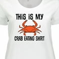 thumbnail image 4 of Inktastic This is My Crab Eating Shirt Women's Plus Size T-Shirt, 4 of 5