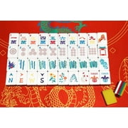 Mahjong set Classic Bold Flower Premium tile game by Mad About Mahj