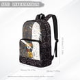 thumbnail image 7 of FKELYI Cartoon Lion Print Clear Backpack for Boys 17 Inch Schoolbag Lightweight Kids Backpacks Transprent Book Bag for Primary School Daypack Rucksack, 7 of 7