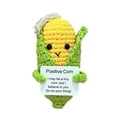 thumbnail image 1 of Ruifaya Mini regalo de crochet de papa positiva, pepinillo de apoyo emocional, linda y divertida muñeca de punto de lana con verduras positivas con tarjeta positiva, regalo de cumpleaños de aliento, 1 of 7