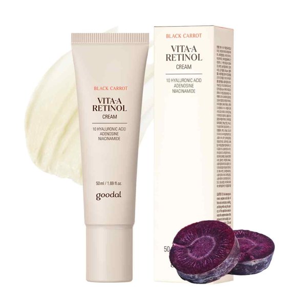 Crema hidratante GOODAL con retinol de zanahoria negra, 50 ml, con niacinamida