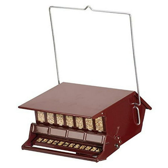 Heritage Farms Bird's Choice Squirrel Proof Bird Feeder, Red