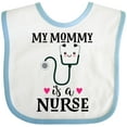 thumbnail image 3 of Inktastic Nurse Mom Kids Nursing Girls Baby Bib, 3 of 4