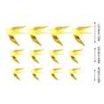 thumbnail image 3 of adviicd Metal Texture 3D Three Dimensionals Hollow Swallow Wall Stickers Metal Texture Swallow Home Dragonflys Decoration, 3 of 5