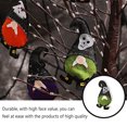 thumbnail image 3 of Yuarrent Muñecas de Halloween, muñeco de gnomo enano portátil, decoración colgante, juguetes bonitos, respetuosos con la piel, exquisito juguete sin Kits de decoración para fiestas Verde Yuarrent HA070507-03, 3 of 6