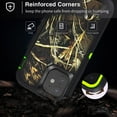 thumbnail image 3 of For Apple iPhone 11 Heavy Duty Defender Armor Hybrid Case Cover With Clip Camouflage/Green, 3 of 5