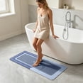thumbnail image 6 of Antqov Bath Mat 16x47" Non Slip Long Bathroom Runner Thin Quickly Dry Bathroom Rugs Washable Bath Rug for Bathroom Home Floor, 6 of 6