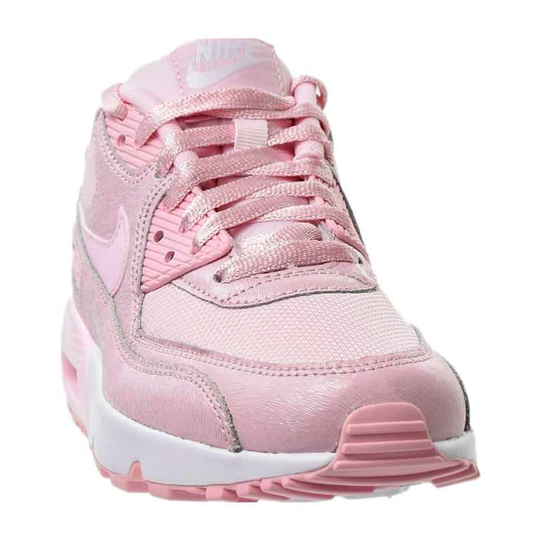 Lui reservering Eigenlijk Nike Air Max 90 SE Mesh Big Kids (GS) Shoes Prism Pink/White 880305-600 -  Walmart.com