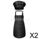 thumbnail image 1 of 2x Delantal para niños y gorro , delantal para niños , delantal para niño y niña con 2 bolsillo cocina, cocina, horneado Macarena Delantales para niños, 1 of 8
