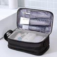 thumbnail image 4 of Simple Dry Wet Separation Cosmetic Bag Lightweight Cosmetic Storage Bag for Women Girls Female, 4 of 5
