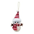 thumbnail image 2 of KaiXunRui Christmas Ornaments Ornaments Vintage Christmas Ornaments Christmas Cute Snowman Plush Ornaments Hat Wearing Snowman Dolls Christmas Tree Hanging Decor Box Plush Accessories, 2 of 7