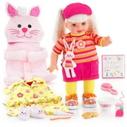 Cuddly Soft Kelly Doll with Carrier