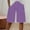 🔥 Purple_New, variant on Gifts Dianli Casual Loungewear Women's Solid Color Cropped Drawstring Ankle Binding Cotton Linen Shorts Elastic Waist Pocketed Breathable Casual Everyday Summer Capris Shorts