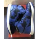 thumbnail image 1 of Ni - ke Reason Shooting Star Black/Royal-Blue Sneaker High Top AJ1 Jordan 1 Style Sz.11, 1 of 5