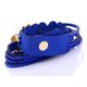 thumbnail image 2 of Fashion Chimes Correa de Cuero con Diamantes Reloj de Pulsera para Mujer Reloj de Pulsera para Ancianos Relojes para Mujeres Mayores Reloj con Correa de Cuero para Mujer (Azul), 2 of 2