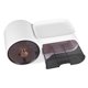 thumbnail image 4 of Caja de pañuelos de pared de plástico impermeable, multifuncional, sin perforaciones, soporte para papel higiénico para baño, cocina, color blanco, 4 of 14
