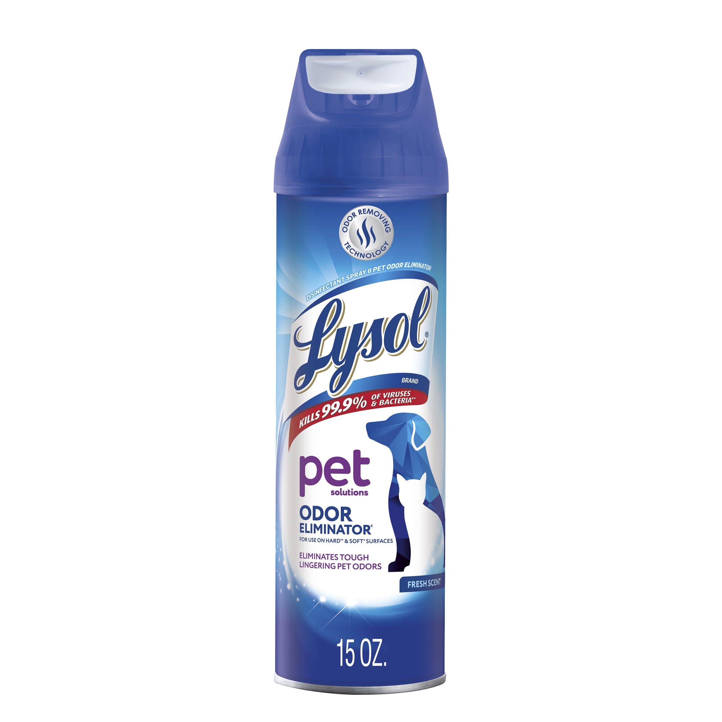Lysol Pet Solutions  Odor Eliminator, Fresh Scent, 15 OZ.