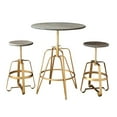 thumbnail image 3 of Coast to Coast 37131 Lauderdale Adjustable Round Pub Table - Gold - 32 x 32 x 42 in., 3 of 5