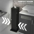 thumbnail image 5 of Canddidliike Bathroom Cabinet, Small Bathroom Corner Floor Cabinet with Doors and Shelves, Storage Bathroom Organizer for Indoor as Toilet, Black, 5 of 5