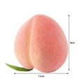 thumbnail image 2 of 6PCS Artificial Peaches Simulation Peaches Fruits Vivid Props For Home Fruit Shop Supermarket Desk Decoration, 2 of 8