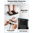 thumbnail image 6 of Arboleaf 8-Electrode Smart Scale for Body Weight: Full Body Composition Analyzer, 50+ Metrics, Dual-Frequency BIA 400 lb Weight Capacity Standard & Athlete Modes Muscle Mass, Black, 6 of 9