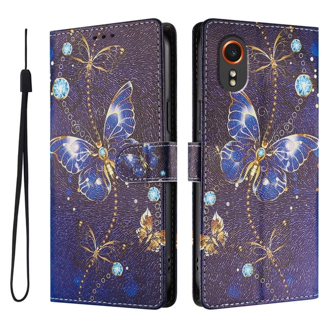 FOXDOCK Funda Tipo Cartera para Samsung Galaxy X Cover 7 con Soporte y Correa – Diseño de Patrones Lindos