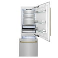 thumbnail image 5 of ZLINE KITCHEN AND BATH RBIVZSN30G bottom freezer built in refrigerator, 5 of 5