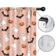 thumbnail image 4 of Blackout Kids Curtains,Pink Halloween Ghosts Bats and Pumpkins Childrens Insulated Curtains Set Of 2,Bedroom Essentials,Toddler Room Decor 42x54in(106x137cm), 4 of 5