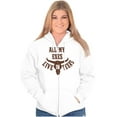 thumbnail image 3 of All Exes Live In Texas Lonestar State Zip Hoodie Sweatshirt Women Brisco Brands S, 3 of 6