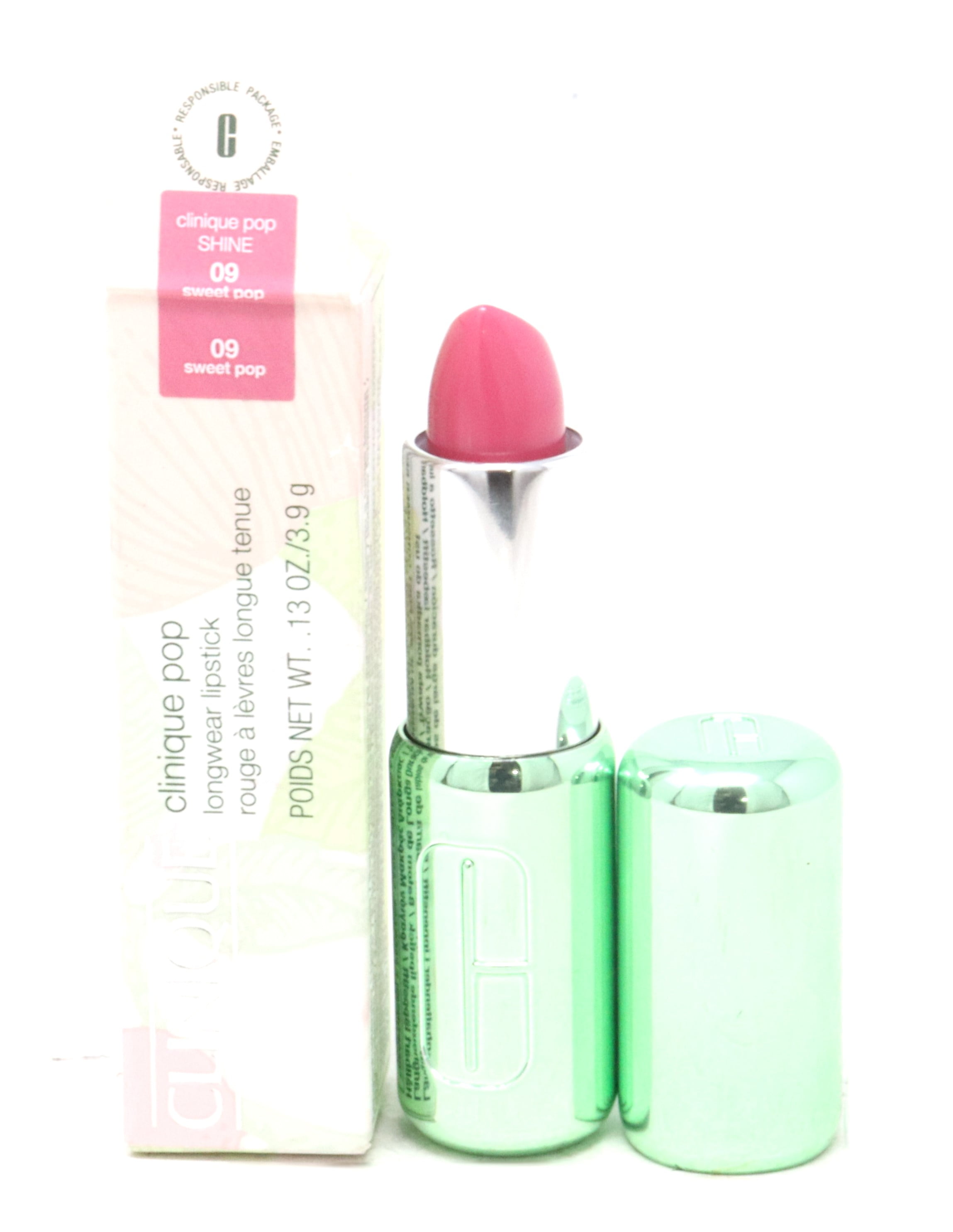 Clinique Pop Longwear Lipstick Shine - # 09 Sweet Pop 3.9g/0.13oz
