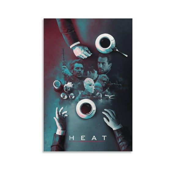 Heat Movie Poster (6) Canvas Wall Art Prints Poster Gifts Photo Picture Painting Posters Room Decor Home Decorative 12x18inch(30x45cm)