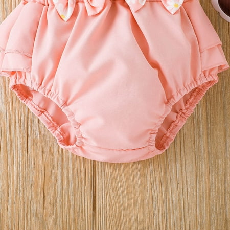 

TOWED22 Short Sleeve Jumpsuit Bodysuit Baby Boys Girls Romper Letter Printed Jumpsuit Short Sleeve Bodysuits Funny Onesie Pink
