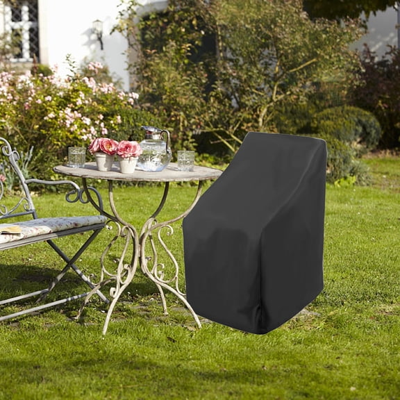 OULII 1Pc Portable Waterproof Chair Cover with Uv Protection for Outdoor Garden Chairs