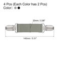 thumbnail image 2 of Uxcell Dress Clips, 4 Pack Sweater Shawl Scarf Clip(Dark Gray, Black), 2 of 6