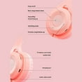 thumbnail image 5 of Naxoaeo Cat Ear Headphones, Bluetooth Headphone with Microphone,Foldable Comfortable and Adjustable Wireless/Wire Over Ear Headset for Teenagers and Adults, 5 of 9