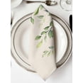 thumbnail image 2 of nqOlkjepod Green Eucalyptus Vines Cloth Napkins Set of 6 Reusable Dinner Napkins, Spring Vintage Botanical Leaves Cocktail Napkin Washable Table Napkins for Wedding/Holiday Party/Baby Shower 20"x20", 2 of 8