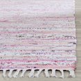 thumbnail image 3 of Safavieh Rag Rug Light Pink Contemporary Rug - 8' x 10', 3 of 3