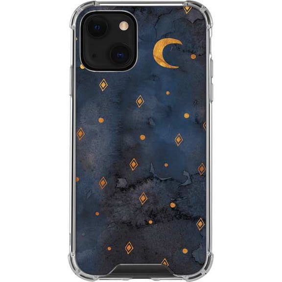 Skinit Ginseng Moon and Stars iPhone 13 Mini Clear Case