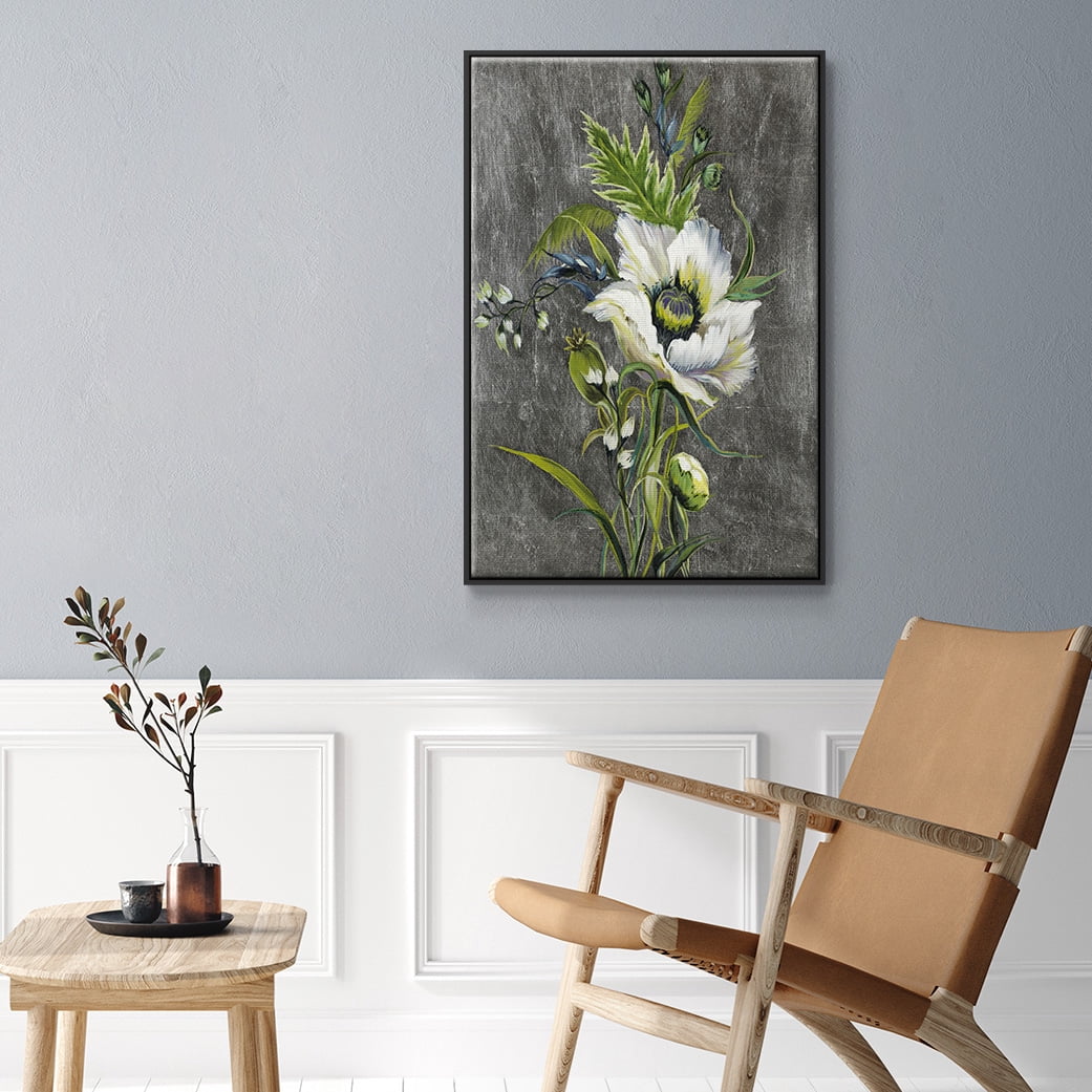 Sunny Sunday II Framed Premium Gallery Wrapped Canvas - Ready to Hang - 17 x 25 - Black Floating Frame
